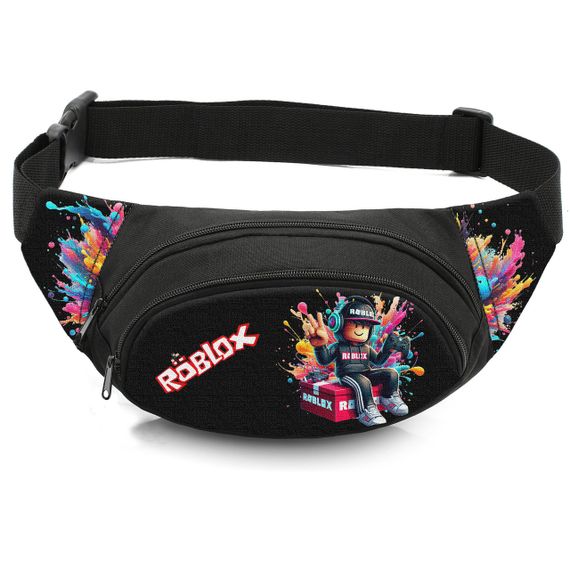 Сумка-бананка дитяча з принтом Roblox поясна сумка для хлопчика (4445)