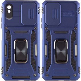 Ударопрочный чехол Camshield Army Ring для Xiaomi Redmi 9A Синий / Navy