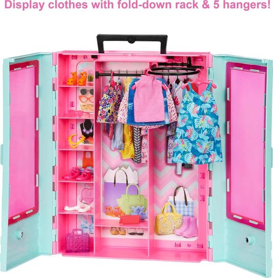 Ігровий набір Барбі Неймовірна шафа з одягом та аксесуарами Оригінал Barbie Closet | Зображення 2