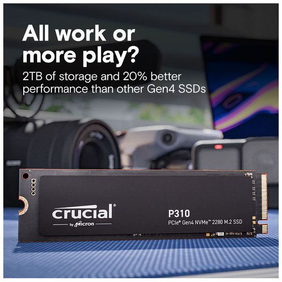 Накопичувач SSD M.2 2280 1TB P310 Micron (CT1000P310SSD8) | Зображення 2