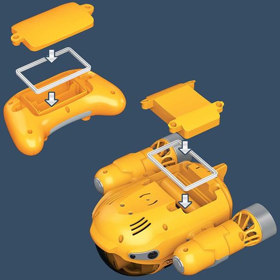 Човен на радіокеруванні SHT 3722-1A Spray Fog 2.4G Yellow | Зображення 4