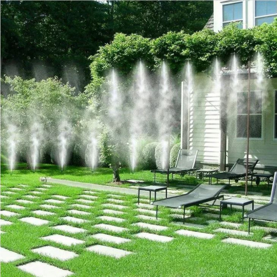 Система поливання саду туманоутворювач 32 м, універсальний розсіювач води | Зображення 7