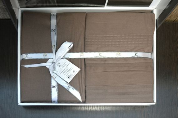 Постельное белье First Choice Ranforce Deluxe 200 х 220 см Gala Brown | Зображення 3