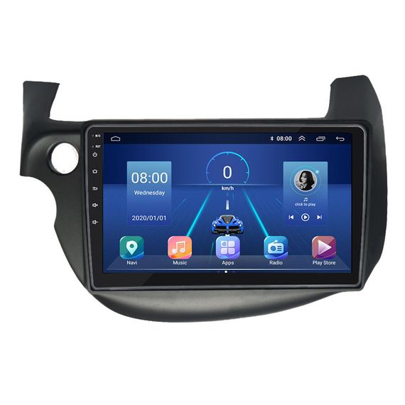 Штатная магнитола 10" Lesko для Honda Fit II 2007-2014 Top 4/32 4G WiFi GPS Хонда