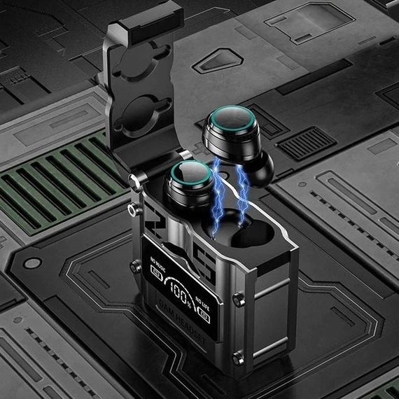 Бездротові навушники M25, Bluetooth 5.3, механічні армовані подвійного режиму ігрові | Зображення 7