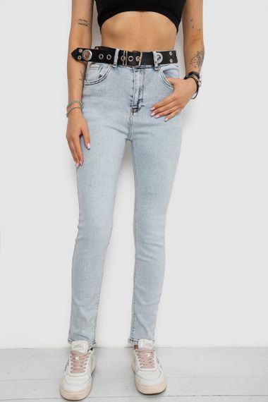 Джинсы женские Skinny Американки, цвет голубой, 182R00659