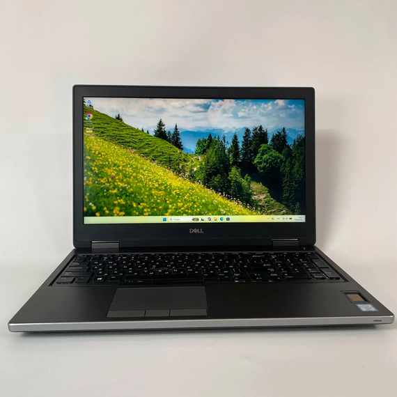 Мобильная рабочая станция Б-класс Dell Precision 7540 / 15.6" (1920x1080) IPS / Intel Core i5-9400H (4 (8) ядра по 2.5 - 4.3 GHz) / 16 GB DDR4 / 512 GB SSD / nVidia Quadro T1000, 4 GB GDDR5, 128-bit / TouchID б/у + Подарок Беспроводная мышь / USB | Зображення 1