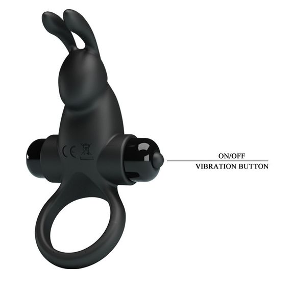 Віброкільце PRETTY LOVE VIBRANT PENIS RING I Black Sex Aura | Зображення 6