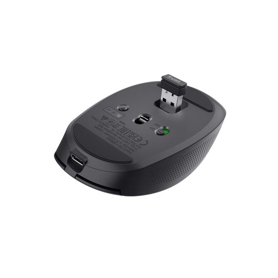 Мишка Trust Ozza compact Bluetooth/Wireless/USB-A Black (24819) | Зображення 8