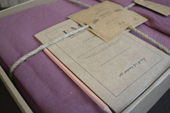 Постельное белье Limasso Stonewashed Ranforse 160 х 220 см Raspberry | Зображення 2