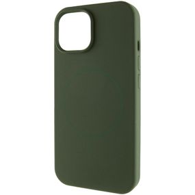 Чехол Silicone Case Full Protective (AA) NO LOGO with MagSafe для Apple iPhone 12 Pro Max (6.7") Зеленый / Cyprus Green