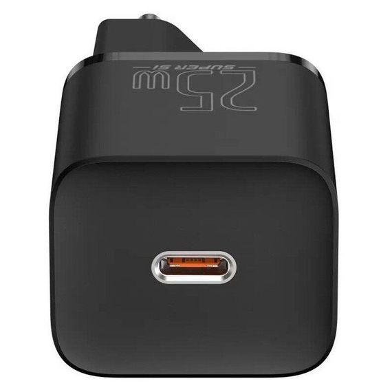 МЗП Baseus Super Si Quick Charger 25W (1USB-C) (CCSP) Чорний | Зображення 1