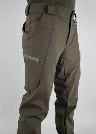 Брюки тактические штормовые демисезонные ULTIMATUM Soft Shell Олива | Зображення 5
