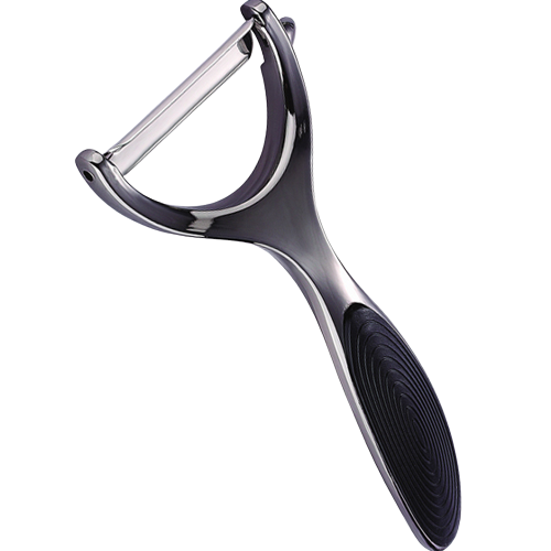 Овочечистка 14,5см цинковий сплав з TPR-вставками на ручках 5081 KAMILLE