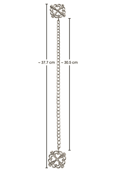 Затискачі для сосків Bad Kitty Nipple Jewellery Сріблясті One Size | Зображення 3