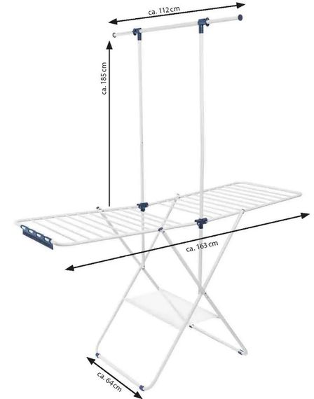 Сушарка для білизни підлогова Casa Si Manhattan White (CS92283W04) (DAS302420) | Зображення 1