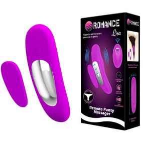 Вібратор в трусики BAILE Romance Lisa, фіолетовий, 9,5 × 3 см Sex Aura