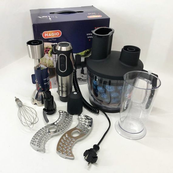 Блендер MAGIO MG-642, блендер для детского пюре, блендер для дома, блендер для BT-335 кухни, электрический | Зображення 6