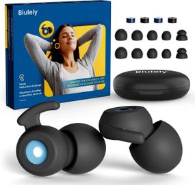 Беруші Biulely силіконові багаторазові 28/34дБ для сну, подорожей, концертів, роботи, шумозахист, кейс