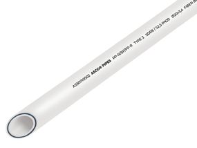 Труба PPR PP-RCT BASALT Ø32*5,4мм SDR 6.0/S2.5/PN20 білого кольору ASCO® 4/40м