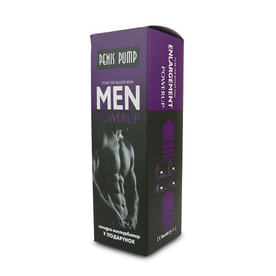 Вакуумна помпа з ручною «грушею» Men Powerup Sex Aura | Зображення 6