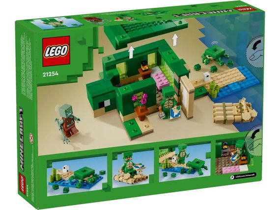 Конструктор LEGO Minecraft Пляжний будинок у формі черепахи (21254) | Зображення 1