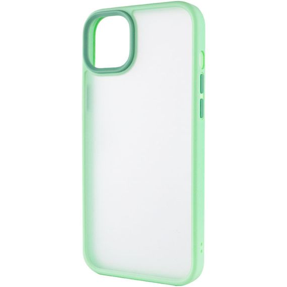 TPU+PC чохол Metal Buttons для Apple iPhone 14 (6.1") TPU+PC, М'ятний | Зображення 2