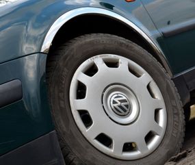 Накладки на арки (4 шт, нерж) SW, 1996-2000 для Volkswagen Passat B5 років