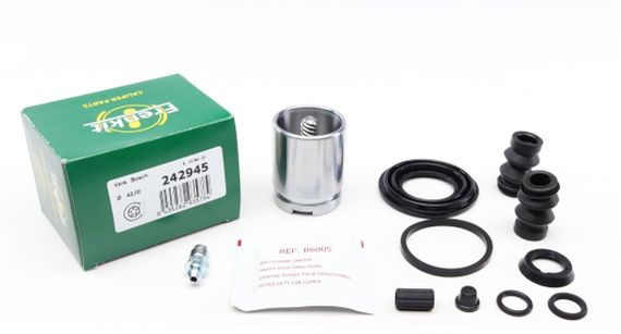 Ремкомплект супорта заднього  L Renault Master 98- d=42mm  +поршень з механізмом  Bosch  242945