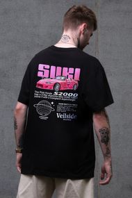 Оверсайз футболка з принтом Without Suki Black