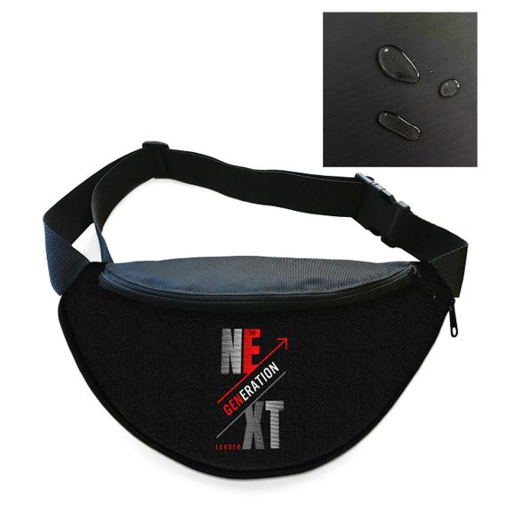 Сумка-бананка Next мужская/женская спортивная 32×16 см с расширителем поясная сумка или сумка через плечо (3756)