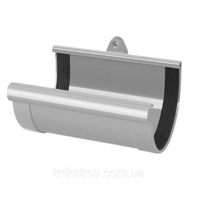 Муфта желоба. 130/100 Водосточные системы Rainway (Ренвей) серый
