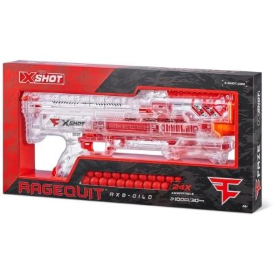 Игрушечное оружие Zuru X-Shot Быстрострельный бластер Chaos FAZE Ragequit (24 шарика) (36498)