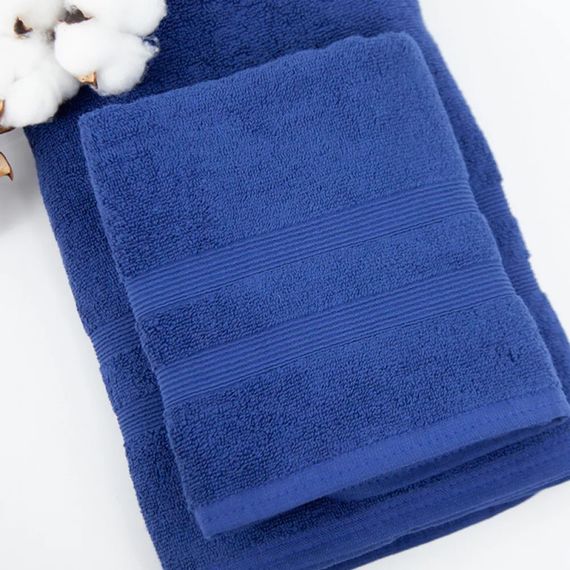 Рушник для обличчя банний ТЕП Tender Touch Navy Р-04137-27874 50х90 см індиго