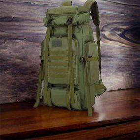 Тактический рюкзак на 70л больший армейский баул, походная сумка / DQ-138 Военный рюкзак