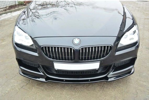 Передня Lip накладка DPT (Для M Performance, чорний глянець) для BMW 6 F12/F13/F06 2011-2018 рр | Зображення 1