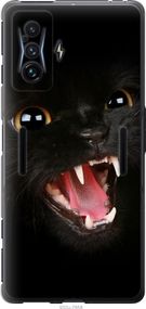 Чехол на Xiaomi Poco F4 GT Чёрная кошка "932u-2958-17620"