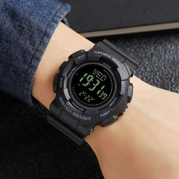 Skmei 2077BK Black+Compass | Зображення 2