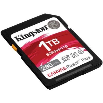 Карта памяти Kingston 1TB SDXC class 10 UHS-II U3 Canvas React Plus (SDR2V6/1TB) | Зображення 1