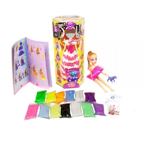 Уцінка. Набір креативної творчості "Princess Doll", велика (укр) Засох повітр'яний пластилін