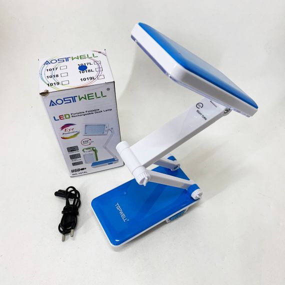 Настільна лампа Topwell 1019 Синя акумуляторна світлодіодна регуляція рівня нахилу. Колір: синій KX-99 | Зображення 6