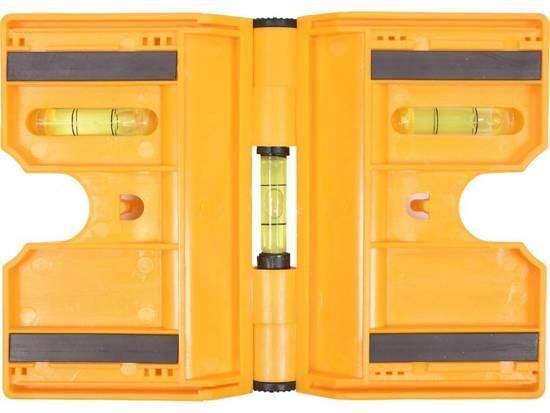 Рівень для встановлення стовпчиків трубний магніт 3 капсули VOREL-16012 | Зображення 2