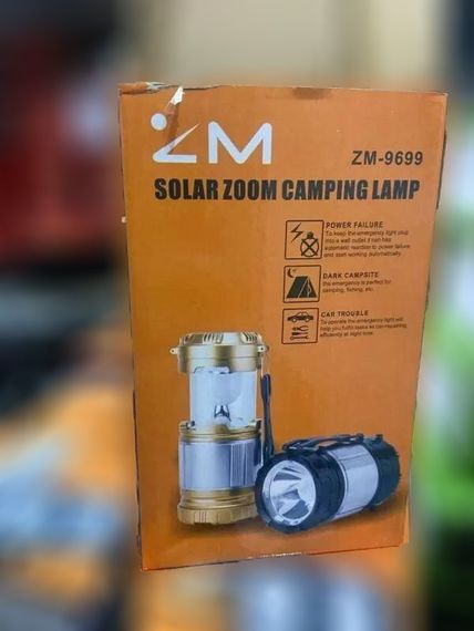 Складаний кемпінговий ліхтар на батарейках ZM-9699 | Зображення 1