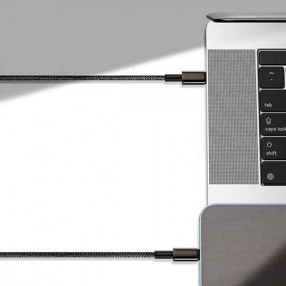 Кабель Baseus Tungsten Gold Type-C to Type-C 100W (1m) | Зображення 2