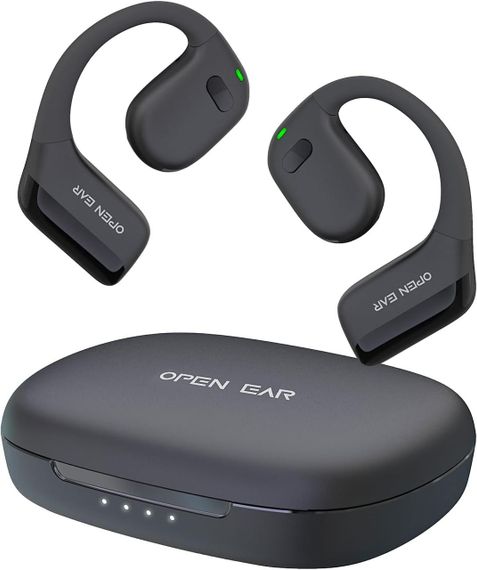 Навушники безпровідні відкритого типу водонепроникні Open Ear Bluetooth 5.3 IPX5 бездротові для бігу, спорту, фітнесу ENC мікрофон