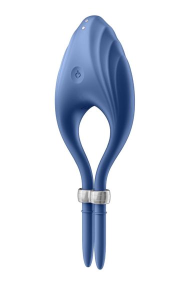 Ерекційне віброкільце-ласо Satisfyer Duelist Blue, 10 режимів, потужний мотор | Зображення 3