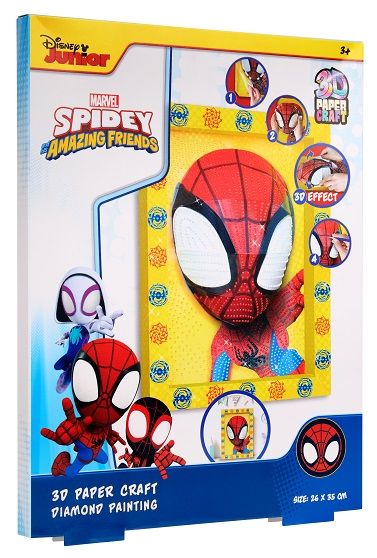 Набір Disney Мозаїка алмазна 3D в рамці Spidey | Зображення 1
