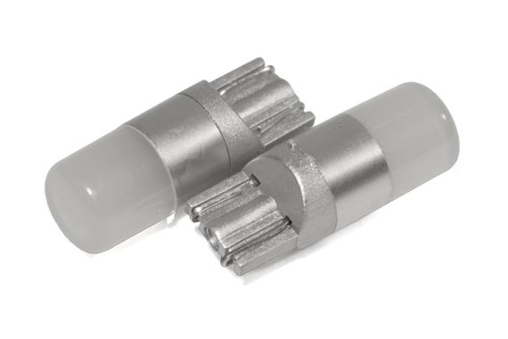Светодиодная лампа StarLight T10 1 диод 12V 0.6W / матовая линза / пластиковый цоколь | Зображення 1