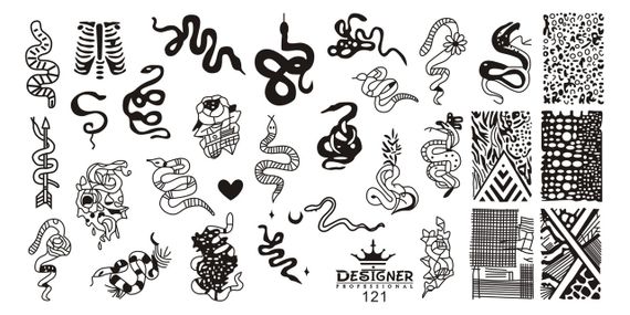 Пластина 121 для стемпінгу Designer Professional (12х6см) | Зображення 1