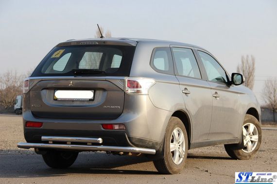 Задня дуга AK004 (нерж) для Mitsubishi Outlander 2012-2021 рр | Зображення 2